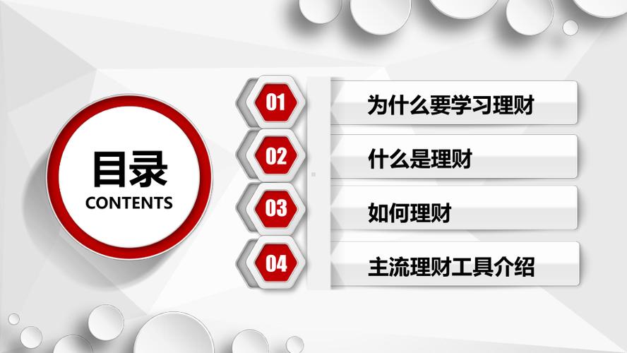 银行理财沙龙ppt模板_理财早会ppt