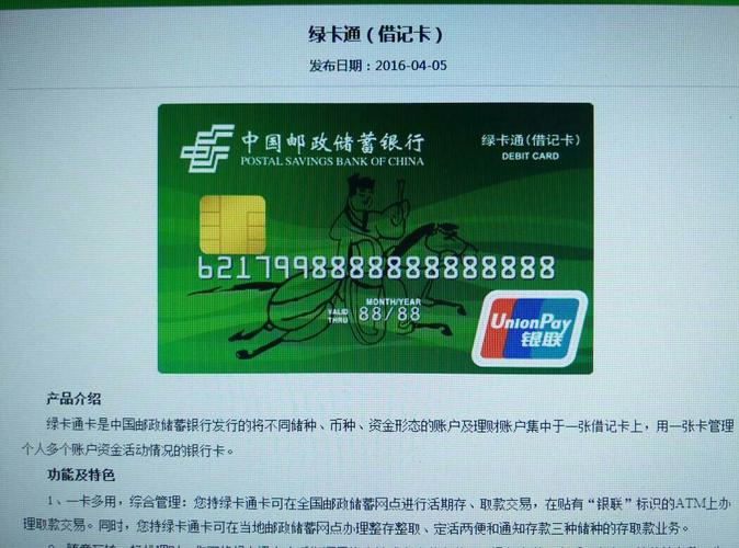 银行绿卡是什么_绿银行卡