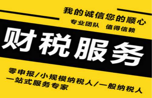 财务代理记账报税公司_乐清办理财务代理报税