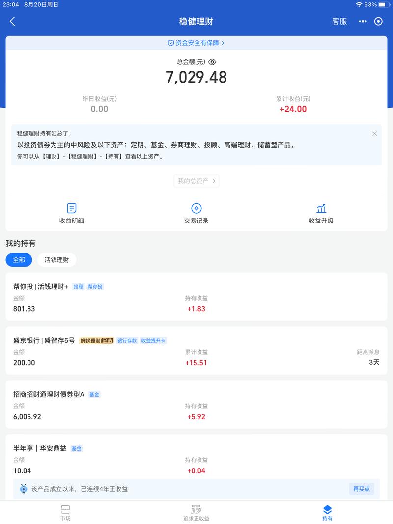 理财收益