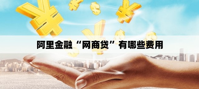 阿里金融“网商贷”有哪些费用