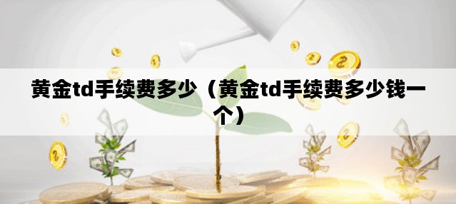 黄金td手续费多少（黄金td手续费多少钱一个）