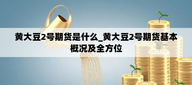 黄大豆2号期货是什么_黄大豆2号期货基本概况及全方位